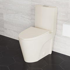 Swiss Madison St. Tropez One-Piece Elongated Toilet Vortex™ Dual-Flush 1.1/1.6 gpf - SM-1T254 - The Home Selection