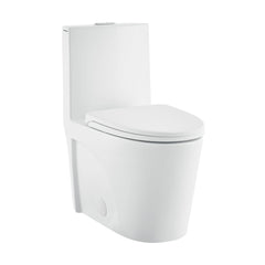 Swiss Madison St. Tropez One-Piece Elongated Toilet Vortex™ Dual-Flush 1.1/1.6 gpf - SM-1T254 - The Home Selection