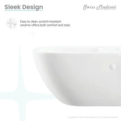 Swiss Madison St. Tropez Wall Hung Bidet - SM-BD226 - The Home Selection