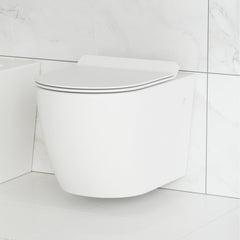 Swiss Madison St. Tropez Wall-Hung Elongated Toilet Bowl - SM-WT449 - The Home Selection