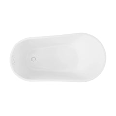 Swiss Madison Sublime 60" Single Slipper Freestanding Bathtub - SM-FB563 - The Home Selection