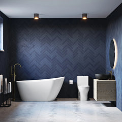 Swiss Madison Sublime 60" Single Slipper Freestanding Bathtub - SM-FB563 - The Home Selection