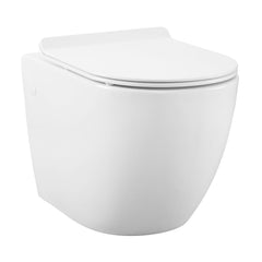 Swiss Madison Swiss Madison St. Tropez Wall Hung Toilet Bundle (SM-WT449, SM-WC424, SM-WC001C) - SM-WK449 - The Home Selection