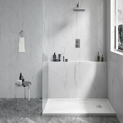 Swiss Madison Terre B Series 48" x 32" Reversible Drain Shower Base - SM-SB557 - The Home Selection