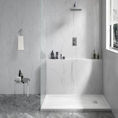 Swiss Madison Terre B Series 60" x 32" Reversible Drain Shower Base - SM-SB554 - The Home Selection