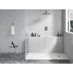 Swiss Madison Terre B Series 60" x 32" Reversible Drain Shower Base - SM-SB554 - The Home Selection