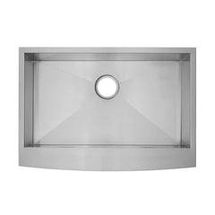 Swiss Madison Tourner 30" x 21" Stainless Steel, Single Basin, Farmhouse Kitchen Sink with Apron - SM-KS760 - The Home Selection
