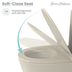 Swiss Madison Virage One-Piece Elongated Toilet Vortex™ Dual-Flush 1.1/1.6 gpf - SM-1T118 - The Home Selection