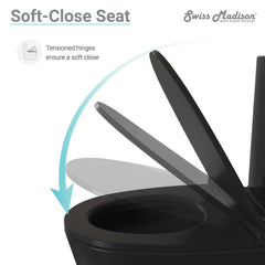 Swiss Madison Virage One-Piece Elongated Toilet Vortex™ Dual-Flush 1.1/1.6 gpf - SM-1T118 - The Home Selection