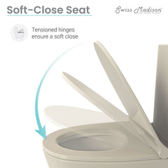 Swiss Madison Virage One-Piece Elongated Toilet Vortex™ Side Flush 1.28 gpf - SM-1T123 - The Home Selection