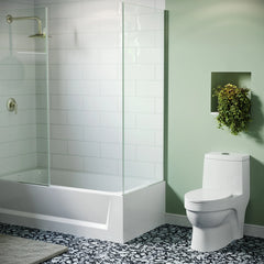 Swiss Madison ﻿﻿﻿Virage One Piece Elongated ﻿Toilet with Touchless Retrofit Dual Flush 1.1/1.6 gpf - SM-1TK118 - The Home Selection