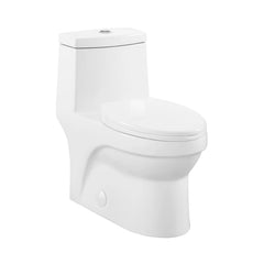 Swiss Madison ﻿﻿﻿Virage One Piece Elongated ﻿Toilet with Touchless Retrofit Dual Flush 1.1/1.6 gpf - SM-1TK118 - The Home Selection