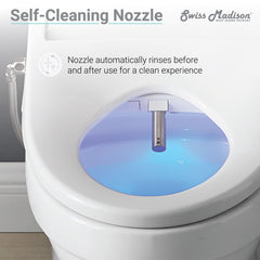 Swiss Madison Virage One-Piece Toilet with Vivante Smart Seat Bidet 1.1/1.6 gpf - SM-ST018 - The Home Selection