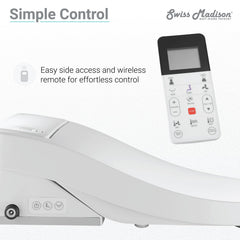 Swiss Madison Virage One-Piece Toilet with Vivante Smart Seat Bidet 1.1/1.6 gpf - SM-ST018 - The Home Selection
