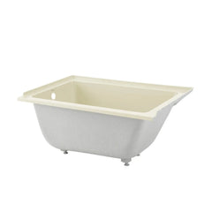 Swiss Madison Voltaire 48" X 32" Left-Hand Drain Alcove Bathtub in Bisque - SM-DB561BQ - The Home Selection