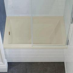 Swiss Madison Voltaire 48" X 32" Left-Hand Drain Alcove Bathtub in Bisque - SM-DB561BQ - The Home Selection