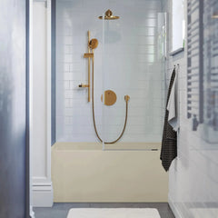 Swiss Madison Voltaire 48" X 32" Left-Hand Drain Alcove Bathtub with Apron in Bisque - SM-AB552BQ - The Home Selection