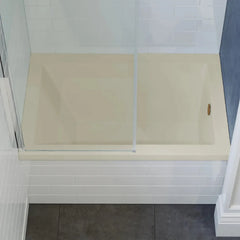 Swiss Madison Voltaire 48" X 32" Right-Hand Drain Alcove Bathtub in Bisque - SM-DB562BQ - The Home Selection