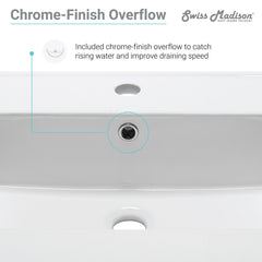 Swiss Madison Voltaire 49" Vanity Top Bathroom Sink - SM-VT330 - The Home Selection