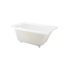 Swiss Madison Voltaire 54 in x 30 in Acrylic Glossy White, Alcove, Integral Left-Hand Drain, Bathtub - SM-AB562 - The Home Selection