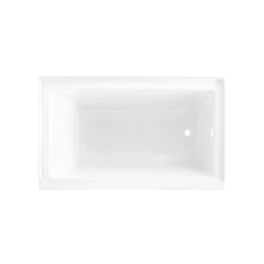 Swiss Madison Voltaire 54 in x 30 in Acrylic Glossy White, Alcove, Integral Right-Hand Drain, Bathtub - SM-AB563 - The Home Selection