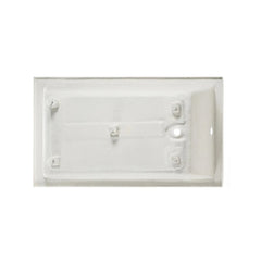 Swiss Madison Voltaire 54 in x 30 in Acrylic Glossy White, Alcove, Integral Right-Hand Drain, Bathtub - SM-AB563 - The Home Selection