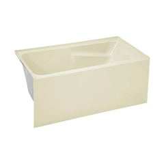 Swiss Madison ﻿﻿Voltaire 54" X 30" Left-Hand Drain Alcove Bathtub with Apron in Bisque - SM-AB549BQ - The Home Selection