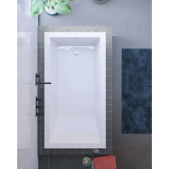 Swiss Madison Voltaire 54" x 30" Reversible Drain Drop-In Bathtub - SM-DB572 - The Home Selection