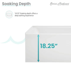 Swiss Madison Voltaire 54" X 30" Right-Hand Drain Alcove Bathtub with Apron - SM-AB558 - The Home Selection