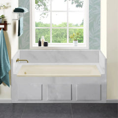 Swiss Madison Voltaire 60" X 30" Left-Hand Drain Alcove Bathtub in Bisque - SM-DB559BQ - The Home Selection