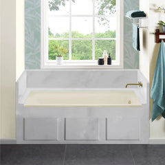 Swiss Madison Voltaire 60" X 30" Right-Hand Drain Alcove Bathtub in Bisque - SM-DB560BQ - The Home Selection