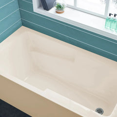 Swiss Madison Voltaire 60" X 30" Right-Hand Drain Alcove Bathtub with Apron in Bisque - SM-AB540BQ - The Home Selection