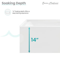 Swiss Madison Voltaire 60" X 30" Right-Hand Drain Alcove Bathtub with Apron - SM-AB593 - The Home Selection