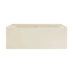 Swiss Madison Voltaire 60" X 32" Right-Hand Drain Alcove Bathtub with Apron in Bisque - SM-AB542BQ - The Home Selection