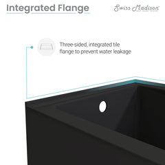 Swiss Madison Voltaire 60" X 32" Right-Hand Drain Alcove Bathtub with Apron - SM-AB542 - The Home Selection