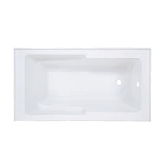 Swiss Madison Voltaire 60" X 32" Right-Hand Drain Alcove Bathtub with Apron - SM-AB542 - The Home Selection