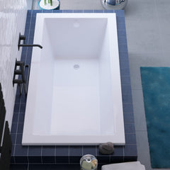 Swiss Madison Voltaire 60"x 30" Reversible Drain Drop-In Bathtub - SM-DB569 - The Home Selection