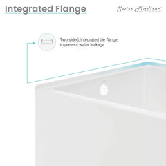 Swiss Madison Voltaire 72" x 36" Left-Hand Drain Alcove Bathtub with Apron - SM-AB556 - The Home Selection
