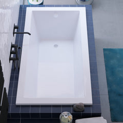 Swiss Madison Voltaire 72" x 36" Reversible Drain Drop-In Bathtub - SM-DB567 - The Home Selection