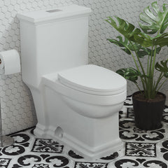 Swiss Madison Voltaire One-Piece Elongated Toilet Dual-Flush 1.1/1.6 gpf - SM-1T113 - The Home Selection