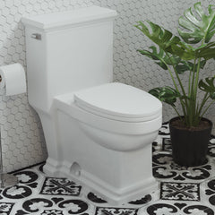 Swiss Madison Voltaire One-Piece Elongated Toilet Side Flush 1.28 gpf - SM-1T114 - The Home Selection