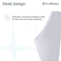 Swiss Madison Voltaire Waterless Urinal - SM-UT802 - The Home Selection