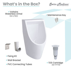Swiss Madison Voltaire Waterless Urinal - SM-UT802 - The Home Selection