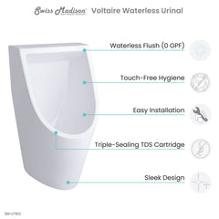 Swiss Madison Voltaire Waterless Urinal - SM-UT802 - The Home Selection