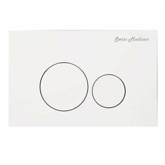 Swiss Madison Well Made Forever SM-WK449-01W - St. Tropez Wall Hung Toilet Bundle, Glossy White - SM-WK449-01W - The Home Selection