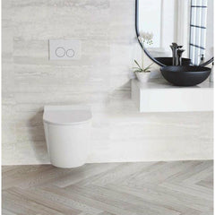 Swiss Madison Well Made Forever SM-WK449-01W - St. Tropez Wall Hung Toilet Bundle, Glossy White - SM-WK449-01W - The Home Selection