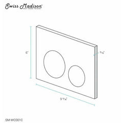 Swiss Madison Well Made Forever SM-WK450-01C - Ivy Wall Hung Elongated Toilet Bundle, Glossy White - SM-WK450-01C - The Home Selection