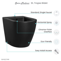(too cheap)Swiss Madison St. Tropez Bidet - SM-BD227 - The Home Selection