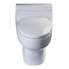 EAGO White One Piece Ultra Low Single Flush Eco-Friendly White Toilet - TB352