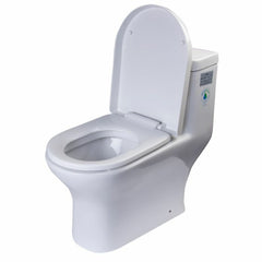 EAGO One Piece Dual High Efficiency Low Flush Eco-Friendly Toilet - TB353